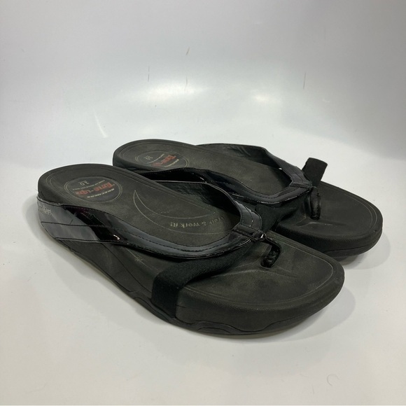 Skechers Tone-ups flip flop sandals size 10 - Picture 1 of 7